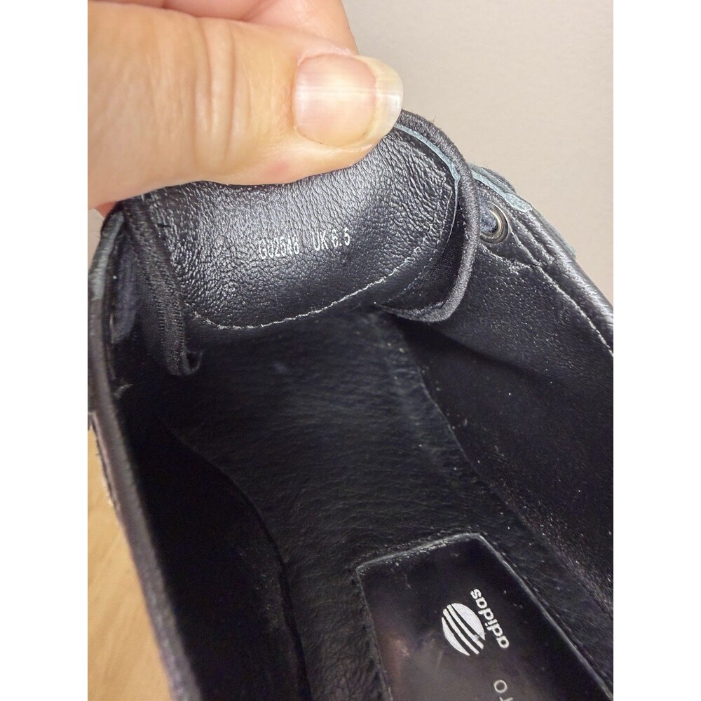 Y's YOHJI YAMAMOTO Adidas Japan Derby Oxford Shoes Leather Heels stripe Blk Wh 8 - Picture 8 of 11